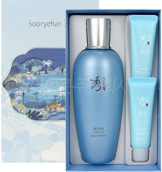 수려한 효비담 수분샘 스킨 특별 기획세트, 1개, 400ml