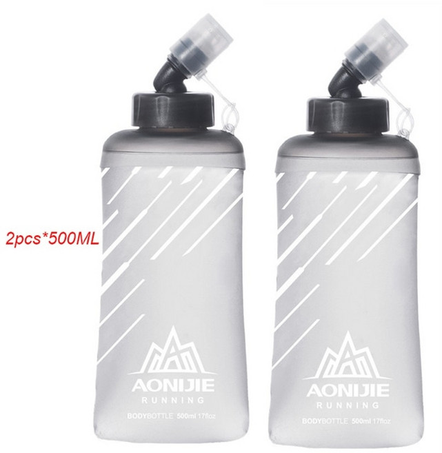 트레일러닝베스트 AONIJIE C9103S 10L Ultralight Cycling Backpack Rucksack Sports Trail Running Vest Bag Hydr, 13 2pcs 500ml