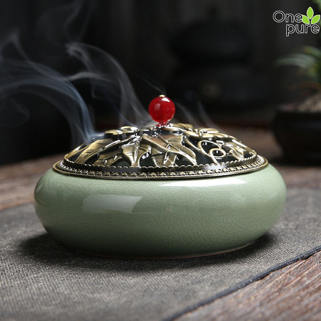 모기향거치대 도자기 스탠드 가정용 케이스 야외, D