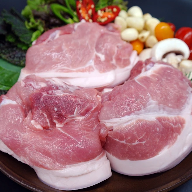 (냉장)퀸미트 국내산 뒷다리살 돼지고기 구이용, 400g, 5개 - 쿠팡