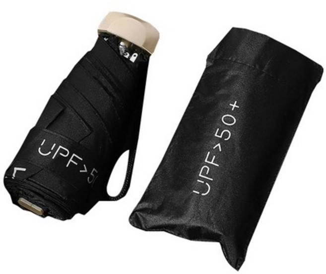 미니 휴대용 커버포함 접이식 우산 양산