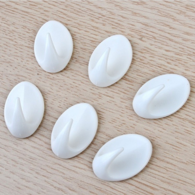 부착식 스텐 욕실 타올 걸이 접착식 후크 행거 고리 현관 열쇠 차키 마스크 주방 수건 행주 화장실 샤워실 욕실, 사이즈, 1개