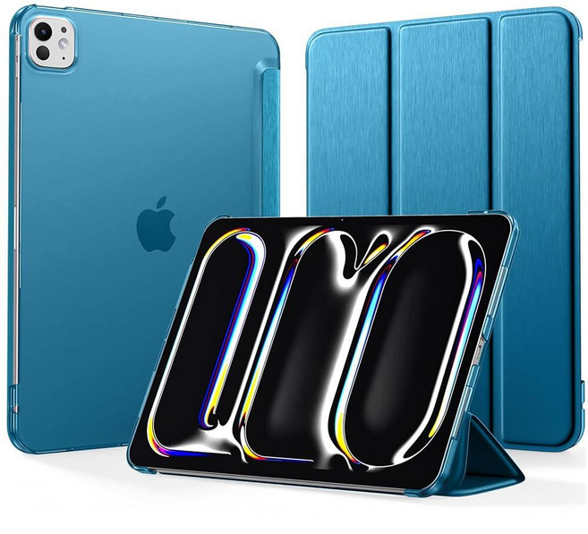 Mastten for iPad Pro 11 Inch Case (M5/M4) 2025/2024 6th/5th Generation (Model A3357/A3358/A3359/A2, PeacockBlue