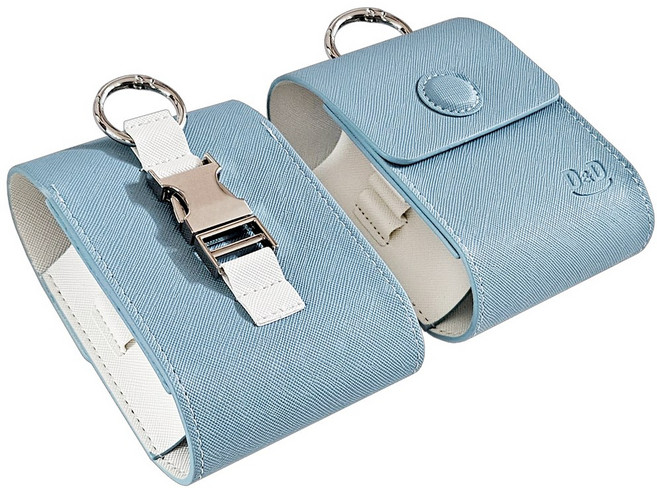 디앤디 골프공 파우치 4구 볼주머니, 스카이블루, 1개