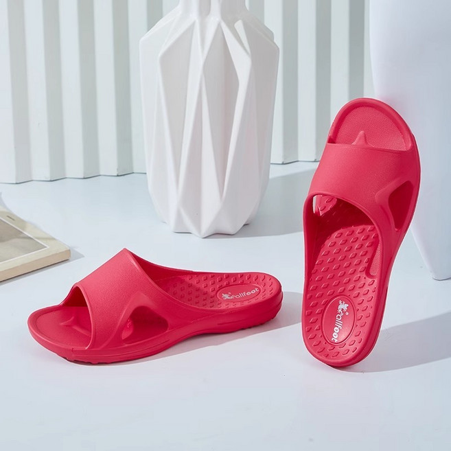 allfoot 足弓拖鞋 台灣足弓支撐拖鞋 輕便舒適耐磨 EVA材質, 桃紅,女M碼（37~38碼內徑24cm）