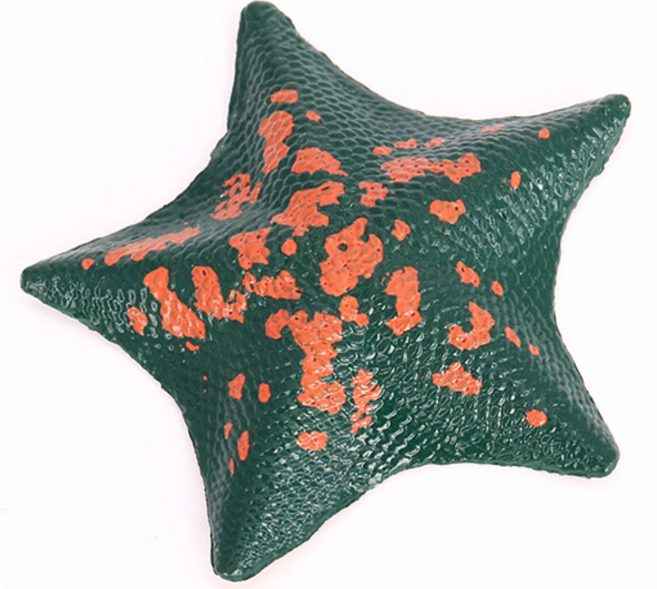 제트피규어 불가사리 장난감 바다 해양 동물 생물 모형 피규어, 1개