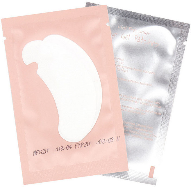 U자 컷팅 하이드로겔 아이패치 50매 / 속눈썹연장 테이프, 50개, 화이트