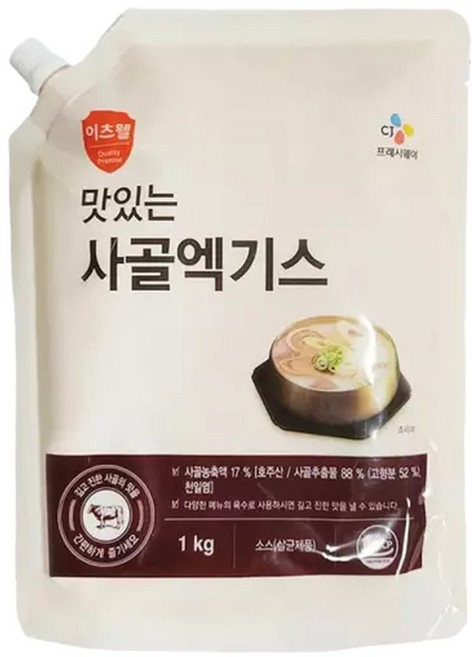 이츠웰 사골엑기스 1kg, 1개