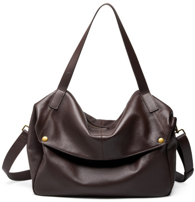 S.S.N 천연 소가죽 대용량 가방 데일리 숄더백 크로스백