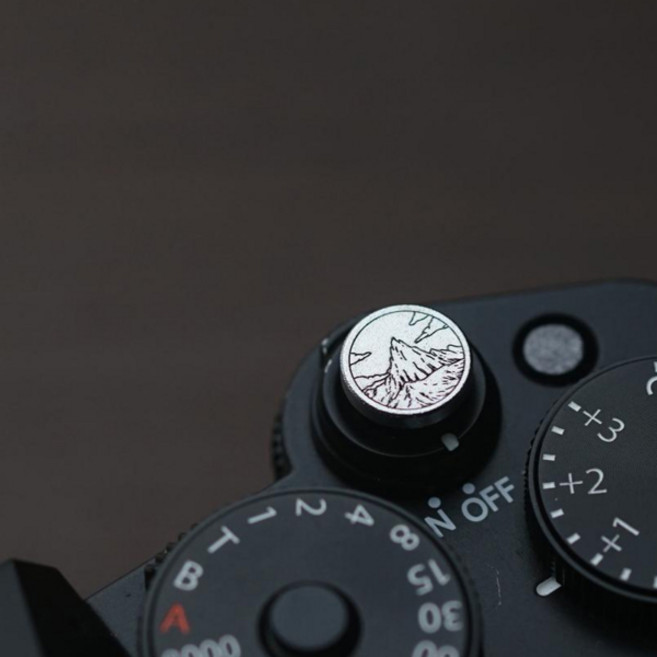 카메라 소프트 릴리스 버튼 셔터 버튼 핫슈 커버 Fuji X-T50 X100VI Nikon D850 Z9 Canon RP Sony A7C2 A7C2 Lumix S5M2, 01 thread type, 01 thread type