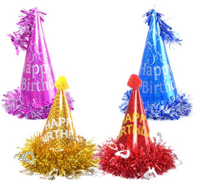 파티스토리 하트모루 빅모루 고깔모자, 04.하트모루생일고깔모자(블루)