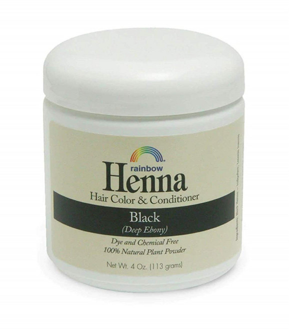레인보우리서치 헤나 보태니컬 헤어 컬러 앤 컨디셔너, Persian Black, 1개