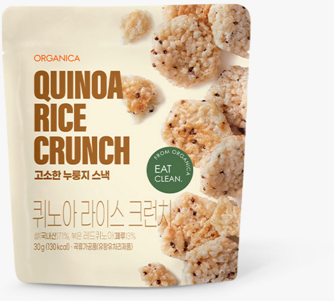 퀴노아 라이스 크런치, 30g, 6개