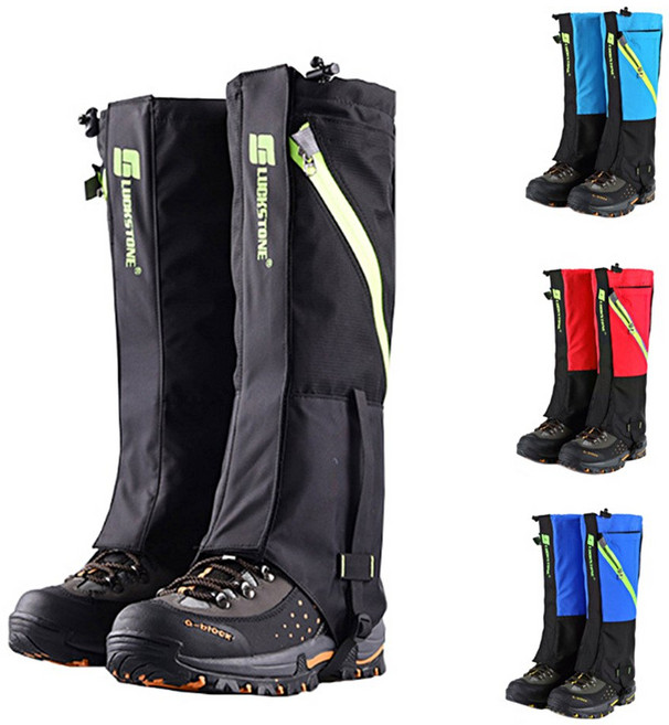 롱스패츠 등산 발토시 방수 뱀물림방지 각반, 블랙