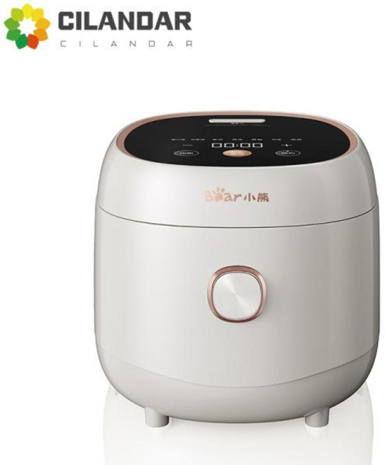 1인용밥솥 미니전기밥솥 곰리틀 베어 가정용 전기 밥솥 4L 세라믹 요리 냄비 지능형 예약, 4)4L - 220-EU
