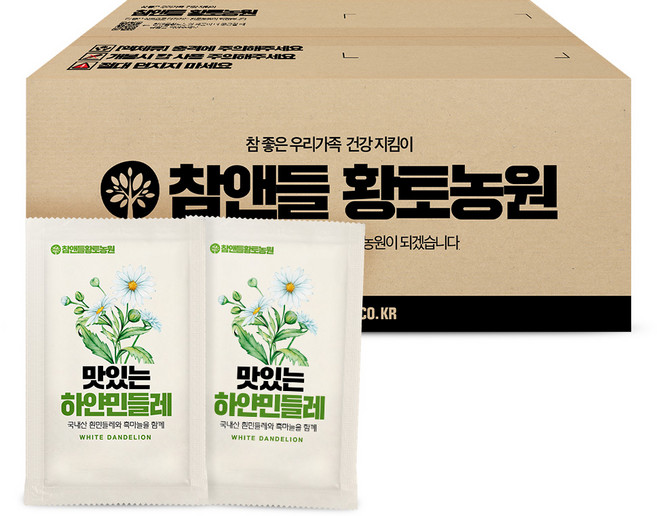 참앤들황토농원 맛있는 하얀민들레즙, 9L, 1개