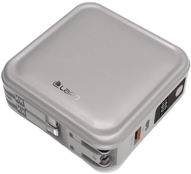 LaPO WT-08CL/TC 第三代 10000mAh 無線行動電源 (Apple Watch 適用), 琉光金,Type-C+Lightning蘋果