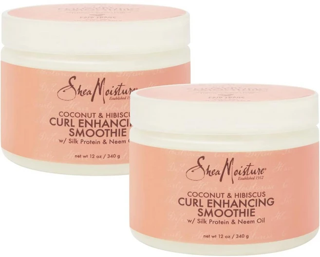 SheaMoisture 시어모이스처 코코넛 앤 히비스커스 컬 인핸싱 스무디, 340g - 쿠팡