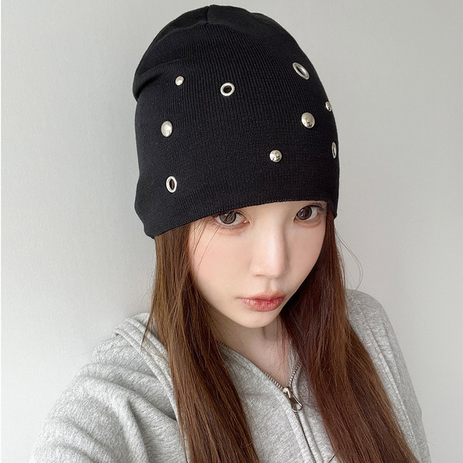 여름비니 스터드 찡 비니 얇은 비니