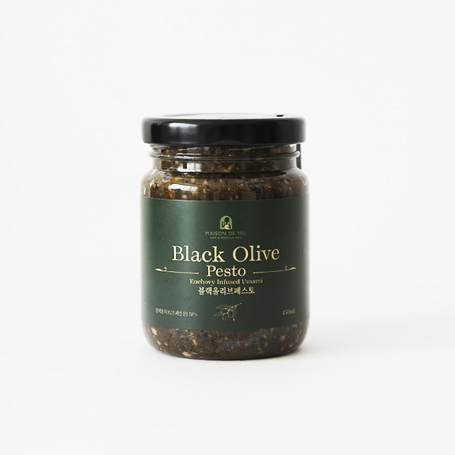 [메종드율 본사] 메종드율 블랙올리브 페스토, 1개, 150ml