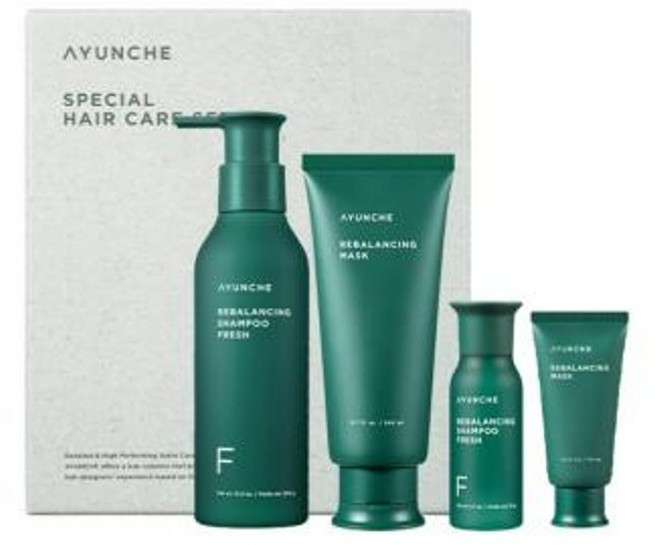 아윤채 리밸런싱 프레시 샴푸 350g + 마스크 200ml + 미니 키트, 1개