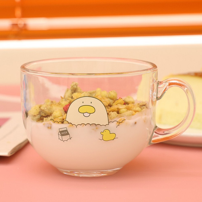 치즈덕 시리얼머그, 1개, 치즈덕 시리얼머그_버블