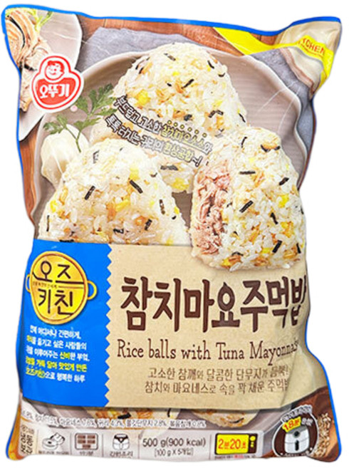 오뚜기 오즈키친 참치마요 주먹밥, 1박스, 500g