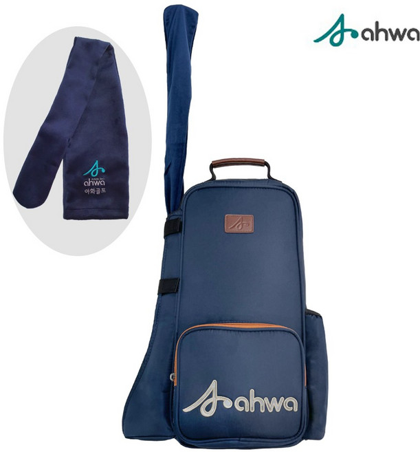 아화 파크골프 특허 백팩 배낭형가방 네이비, 네이비백팩+긴커버