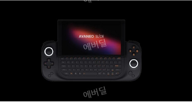 휴대용 스팀게임기 AYANEO SLIDE UMPC, 블랙_16G 512G, 블랙 16G + 512G