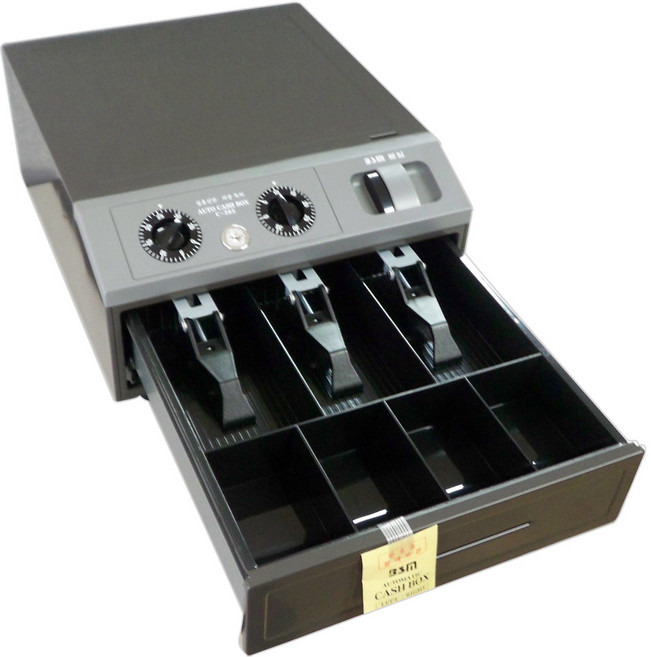 범일금고 C-305 매장 카운터용 금고 슬라이딩 금전함 돈통, 진회색