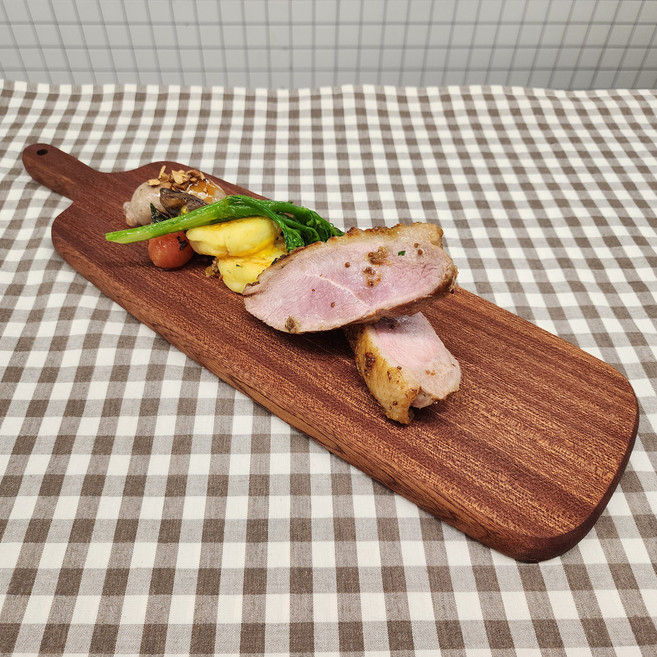 잼퍼니 샤벨 원목 플레이팅 나무도마 도마접시, 1개, 샤벨원목