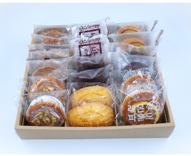 [생산당일배송]김종하과자공방 9종세트 찰보리빵 미강빵 파운드 호두과자 브라우니 마들렌 초코파이, 1개