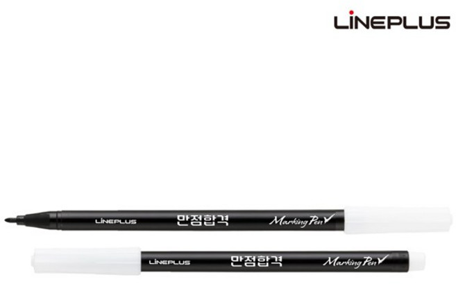 [엘제이] 라인플러스 만점합격 컴퓨터용 싸인펜, 기본, 48개