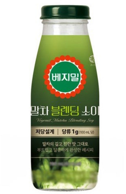 베지밀 말차 블렌딩 소이 190mlx20병, 20개, 190ml