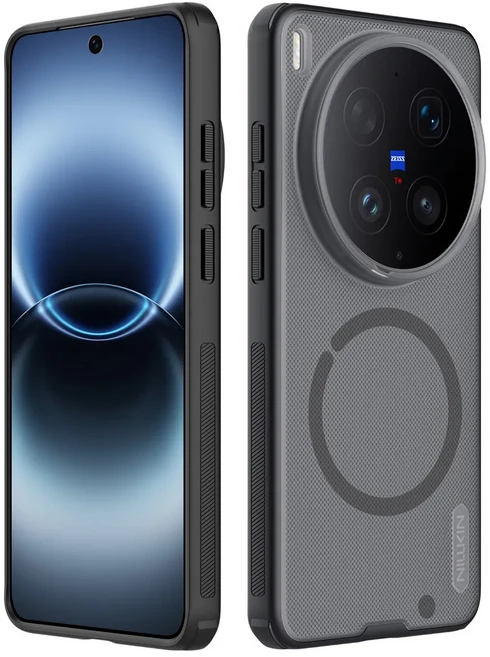 Nillkin 마그네틱 케이스 for vivo X300 Ultra Super Frosted Shield Pro, 01 For vivo X300 Ultra, 01 Clear Black