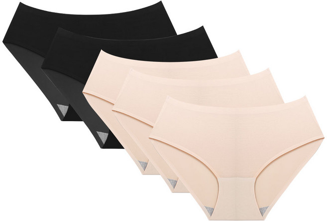 글램공감 여성용 올데이즈 심리스팬티 무봉제 노라인 팬티 5종세트