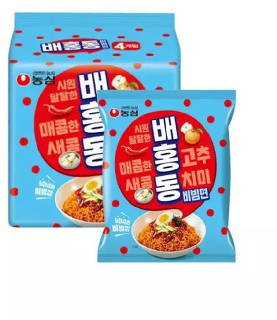 농심 배홍동 비빔면, 16개