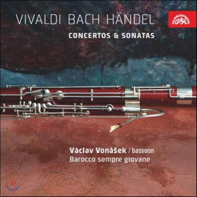 ANTONIO VIVALDI/ JOHANN SEBASTIAN BACH/ GEORGE FRIDERIC HANDEL - CONCERTOS & SONATAS/ VACLAV VONASEK BAROCCO SEMPRE GIOVANE 체코수입반