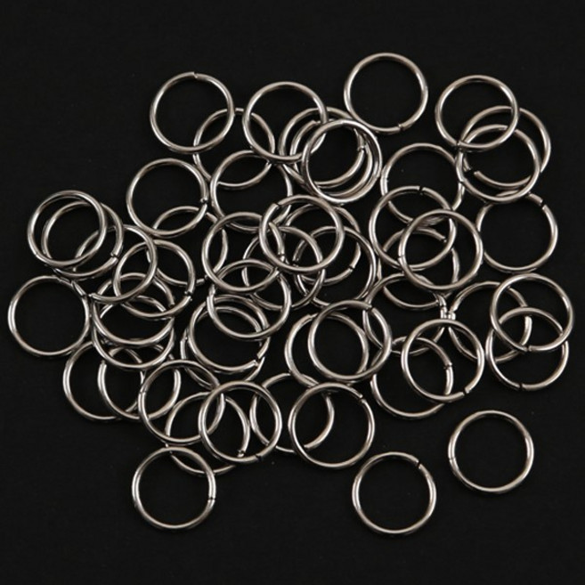 컬러비즈 펄러비즈 리필 5mm/50g 부자재 패키지 완벽구성, [선택4]15-단면오링 은색(50개)/1cm