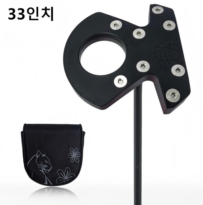 FOJ 골프 제로 토크 골프 퍼터 골프 퍼터 페이스 밸런스드 골프 클럽 길이 33 34 35 인치, 33도