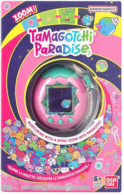 [반다이_한국어 지원] 다마고치 파라다이스 - 핑크 랜드 (Tamagotchi Paradise - Pink Land) 육지 세계에서 시작하는 나만의 다마고치 육성 스토리!, 1개