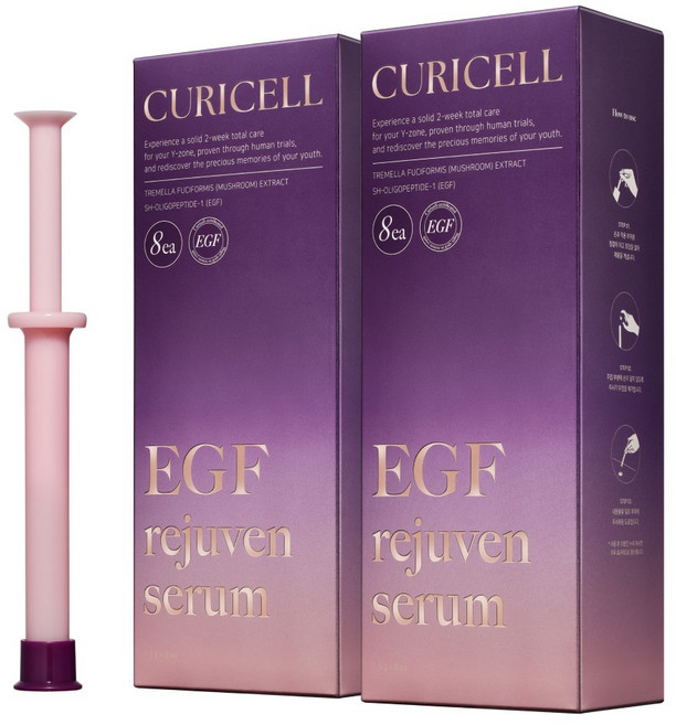 큐리셀 EGF 리쥬븐 세럼 Y존 탄력 특허원료 보습젤, 2개, 12ml