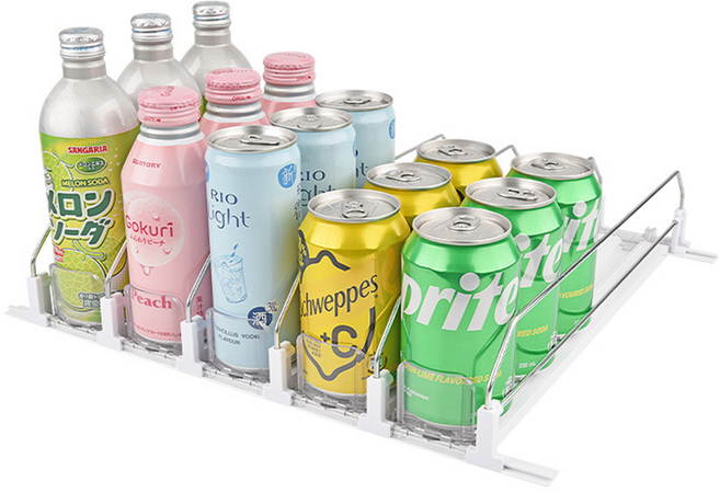 루본 냉장고 정리 음료수 캔음료 디스펜서, 5라인