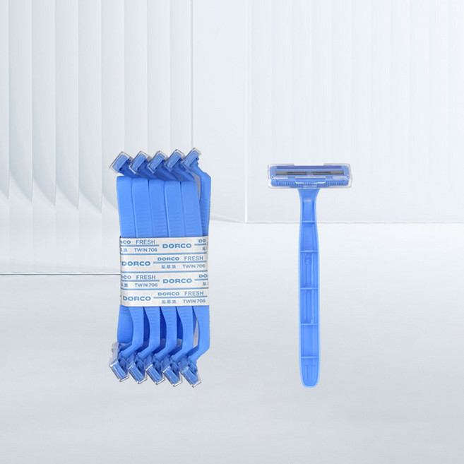 도루코 프레쉬 2중날 일회용 면도기, 10개입, 2개
