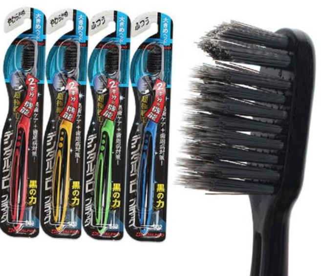 덴탈프로 칫솔 블랙 울트라슬림 빅헤드 부드러운모B31 cha4+9rgP, 1개, 본상품선택