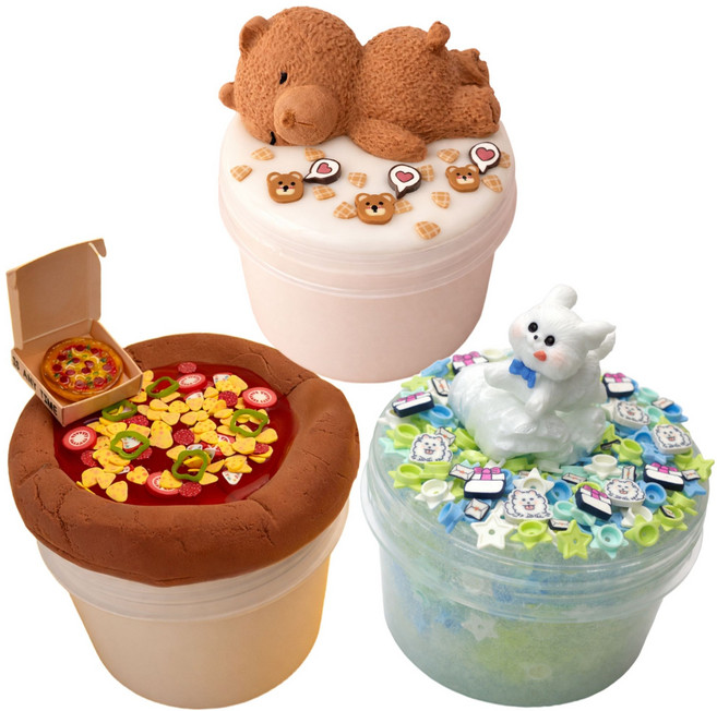 말랑코코 슬라임 3종 대용량 랜덤 박스 250g, 1개