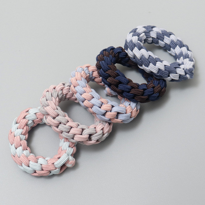 고탄력 5P 헤어끈 여성 포니테일 데일리 머리삔 성인용 FS149