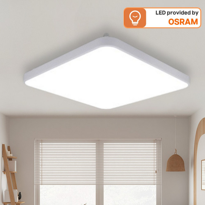 오스람 LED 뉴 시스템 방등 조명 플리커프리 60W AS 2년 (설치설명서 포함 ), 화이트