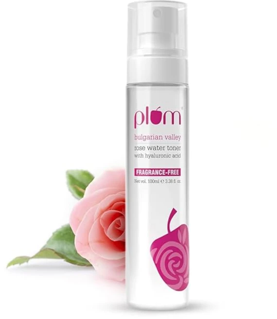 Plum Bulgarian Valley Rose Water Face Toner for Oily Acne Prone Dry Combination Skin with Hyaluronic, 1개, 100ml - 쿠팡