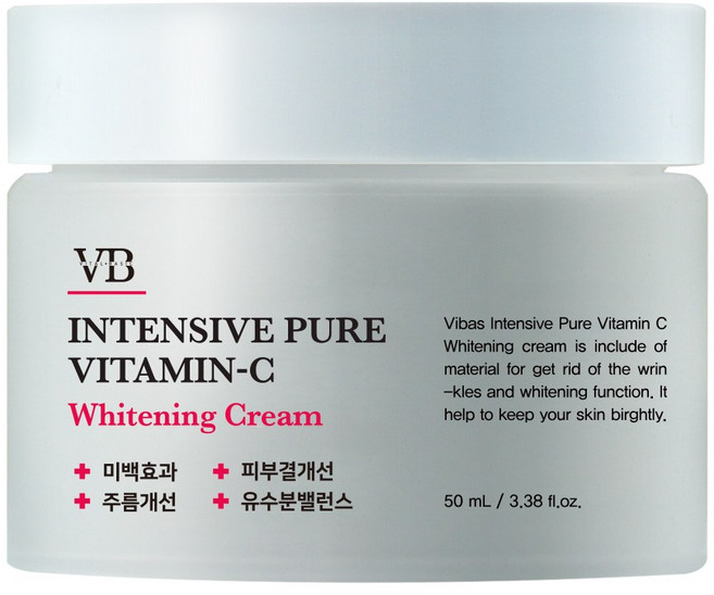 비바스 인텐시브 퓨어비타민C 화이트닝 미백크림, 50ml, 2개